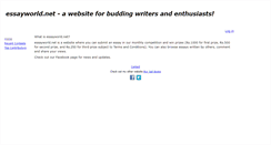 Desktop Screenshot of essayworld.net