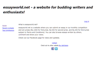 Tablet Screenshot of essayworld.net