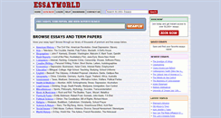 Desktop Screenshot of essayworld.com