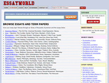 Tablet Screenshot of essayworld.com